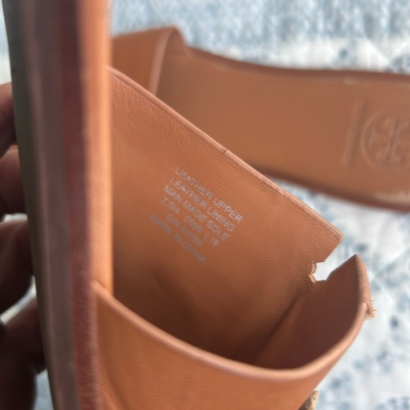 Tory Burch Brown Slide Sandals - Picture 5 of 5